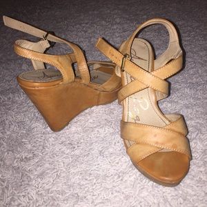 American Rag Nude Rachey Platform Wedge Sandals